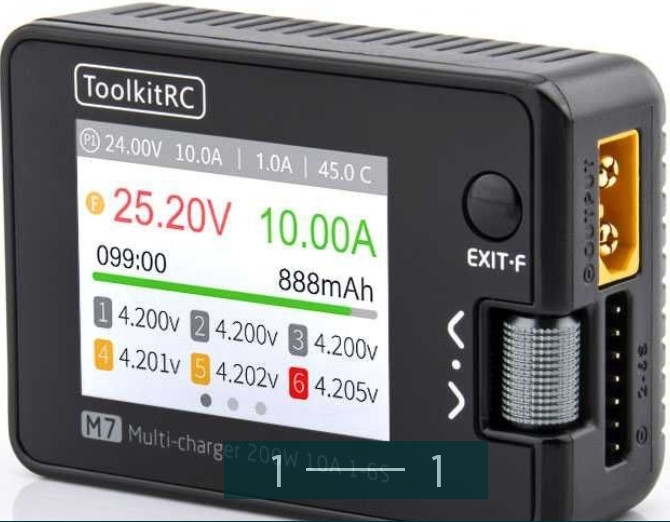 Зарядний пристрій ToolKitRC M7 Київ - фото 1