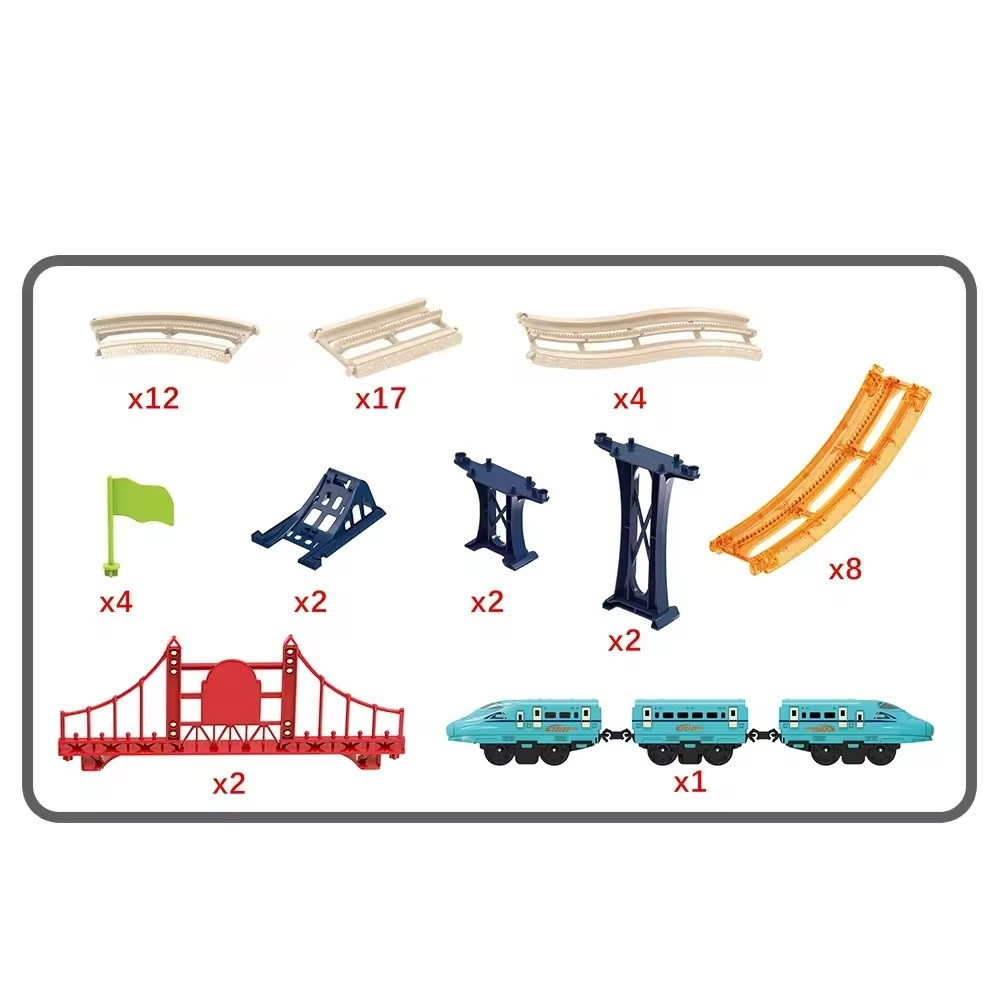 Железная дорога с городским поездом на батарейках CJ-4000543 Каменец-Подольский - изображение 3