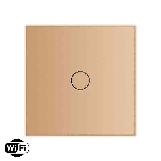 LIVOLO Розумний сенсорний Wi-Fi вимикач 1 сенсор LIVOLO золотий матове скло Коломыя