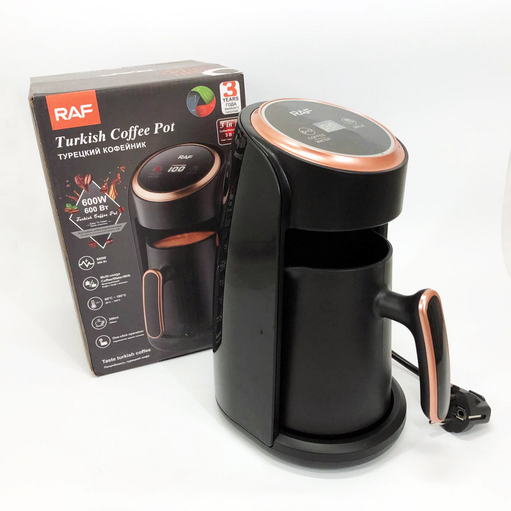 Электротурка электрическая RAF-R.116 300 мл 600Вт, Электрическая турка для кофе с автоотключением MO-28 Львов - изображение 10