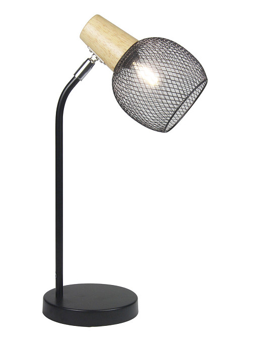 Настільна лампа в стилі лофт VALESO LT9000 BK з поворотнім механізмом Коломия - фото 1