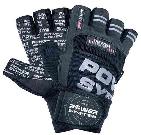 Перчатки для фітнесу Power System PS-2800 Power Grip Black XXL Кам'янське