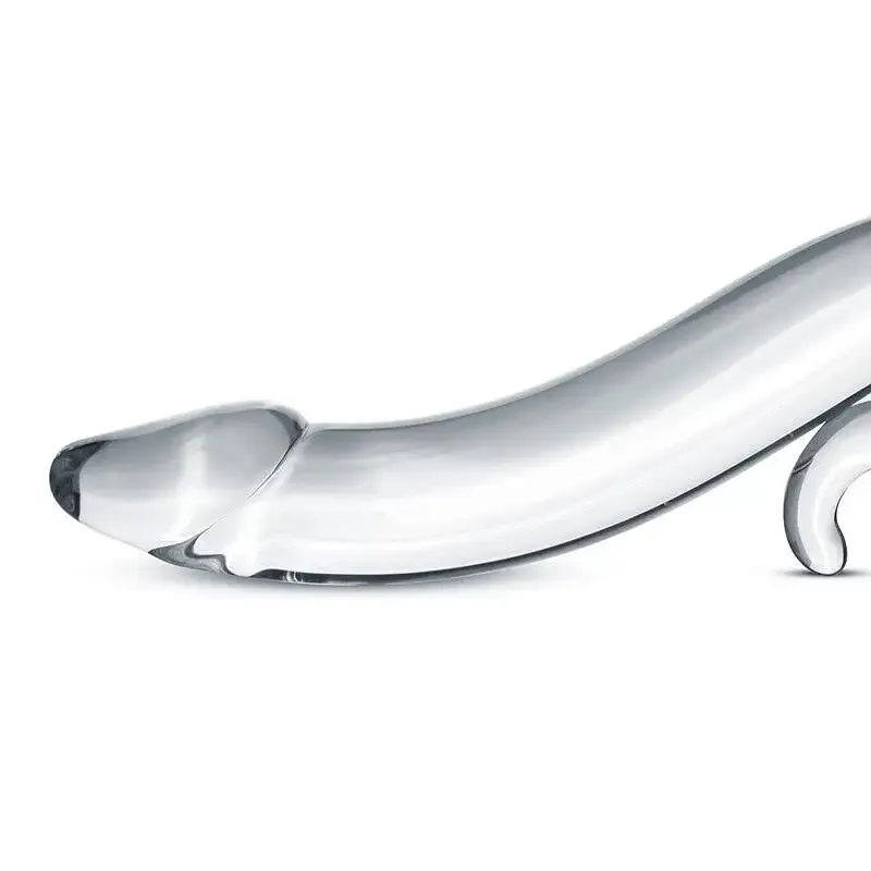 Скляний дилдо Gildo Glass Dildo No. 14, реалістична головка Львів - фото 3