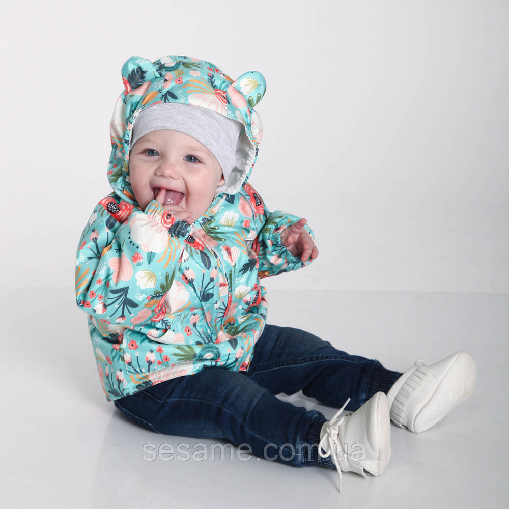 Куртка парку дитяча демісезонна Казкові квіти Харків - фото 5