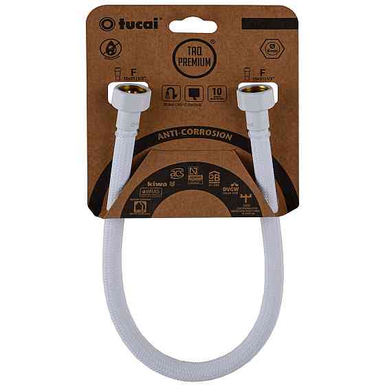 Шланг водяний TUCAI TAQ PREMIUM GRIF 1/2″x1/2″ BВ 0,3м.АНТИКОР. ACB HG-1212-300 (Білий Мат) 209971 (000029278) Киев