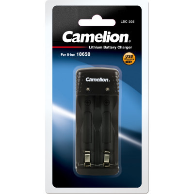 Зарядное устройство для аккумуляторов Camelion Lithium-ion charger for 2x Li-Ion 18650, Input DC 5V-1A (LBC-305) Винница - изображение 1