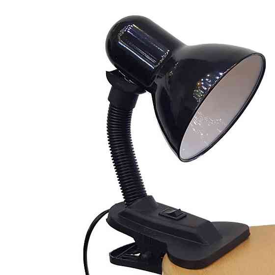 Лампа электрическая настольная прищепка Е27 (различные цвета) Харьков