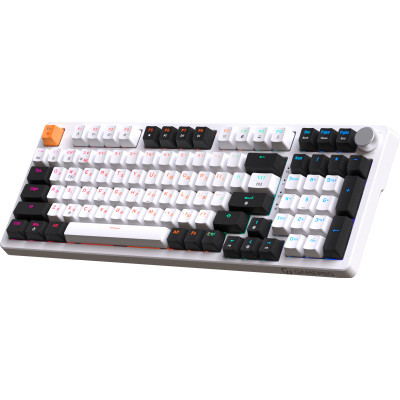 Клавиатура GamePro MK170W Hot-Swap Red Swich RGB USB UA White (MK170W) Винница - изображение 9