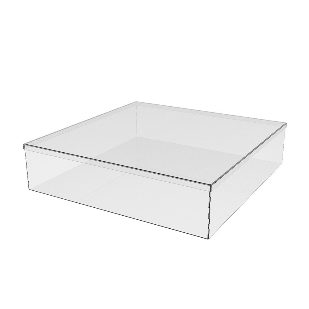 Коробка акрилова EKOSTAR 500х500х120 з кришкою Київ - фото 1