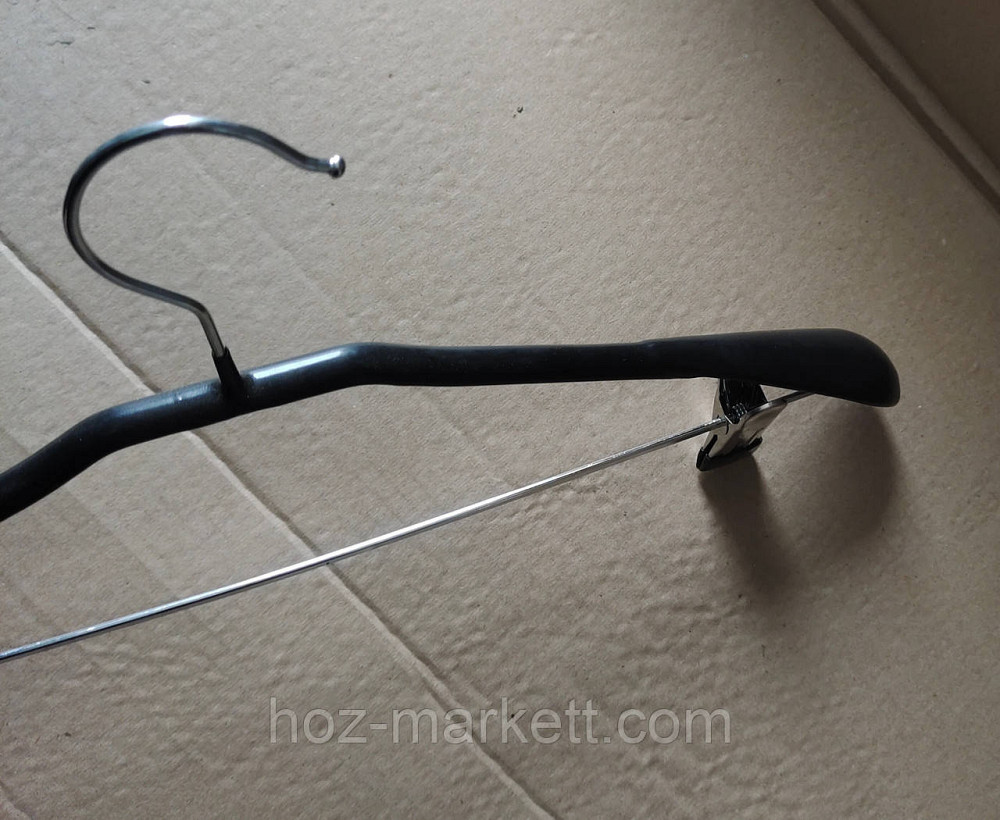 Вішалки плічка, тремпіль металевий у силіконі з хромованим гачком товстий Харків - фото 5