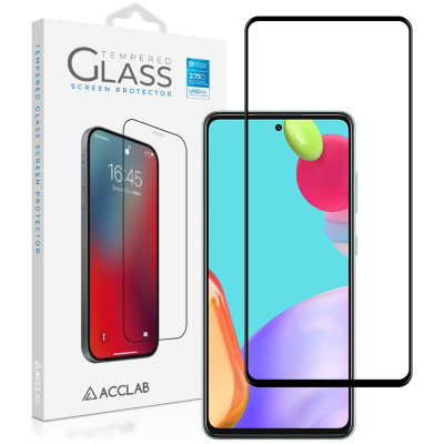 Скло захисне ACCLAB Full Glue Samsung A52 Black (1283126510540) Вінниця - фото 1