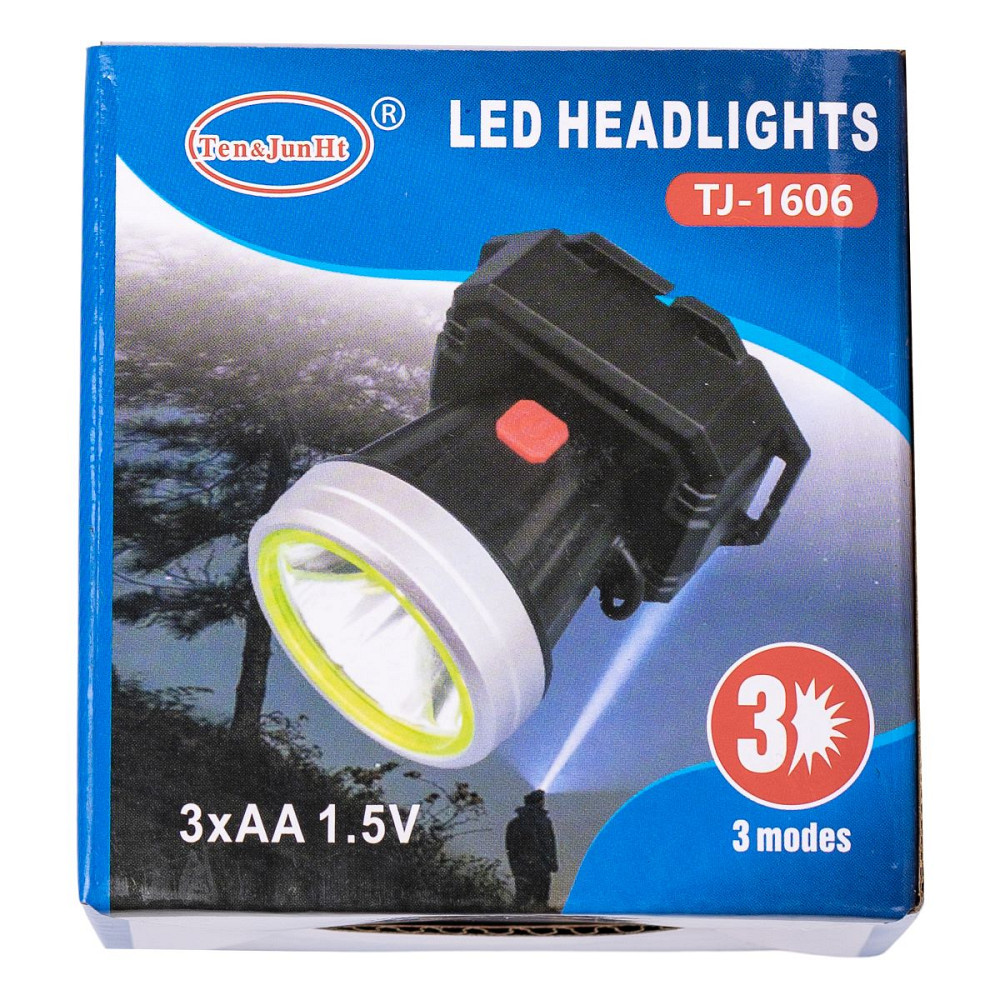 Yiwu Налобний ліхтар акумуляторний 8х8х5.5 см 5 В 3 режими роботи LED HP-JG-4 Коломыя - изображение 5