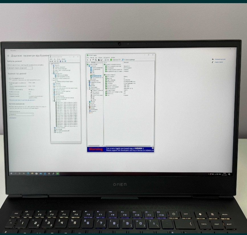 Новий OMEN 16'1"2k 165Hz Ryzen7 5800H RX 6600M 8Gb SSD1TB RAM16Gb. Ноутбук Київ - фото 8