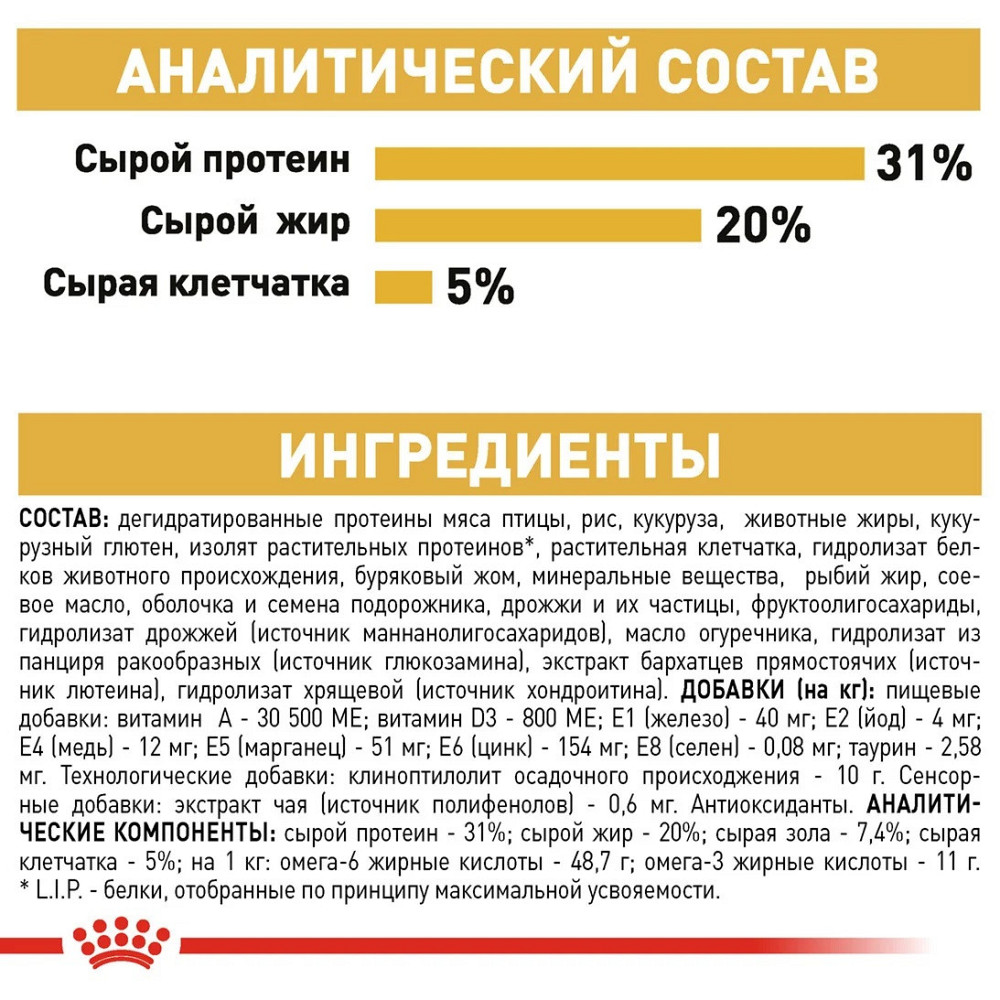 Royal Canin Maine Coon Adult (Роял Канін Мейн Кун Едалт) сухий корм для котів породи мейн-кун від 15 місяців Запоріжжя - фото 6