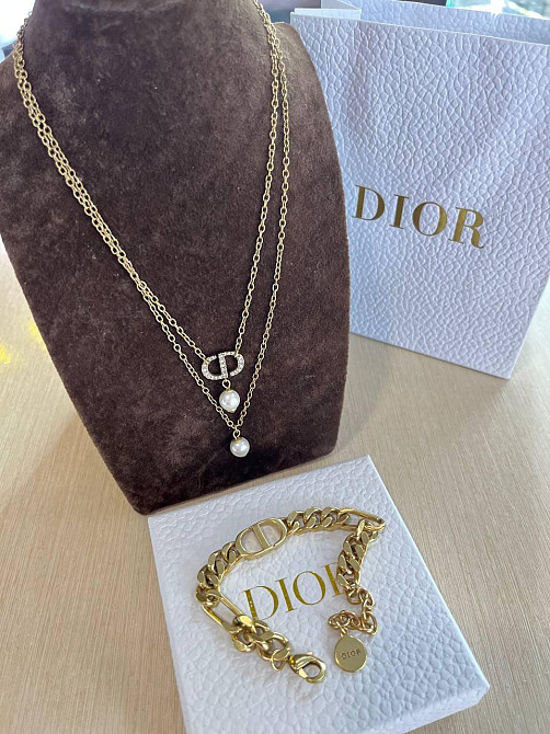 Діор набір браслет та підвіска / Dior Одеса - фото 1