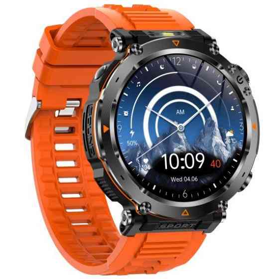 Умные наручные часы Smart Avation Pro Steel 2 ремешка (Оранжевый) Винница