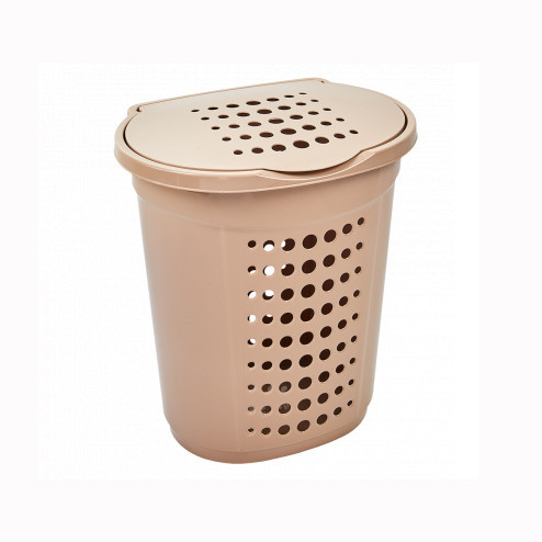 Корзина для белья 60 л Кремовая, Алеана. Одесса - изображение 1