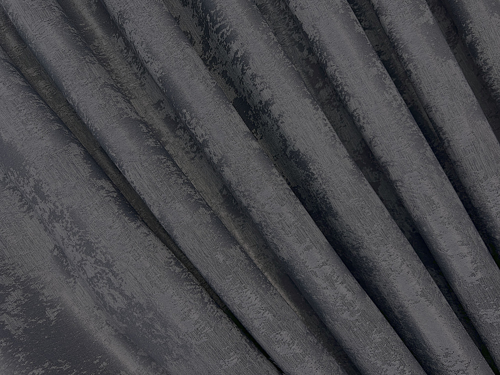 Комплект штор VR-Textil Жакард Мармур 150х270 2шт і Тюль 400х270 1211ш-1529т Графітовий з білим 71-184/3 Київ - фото 6