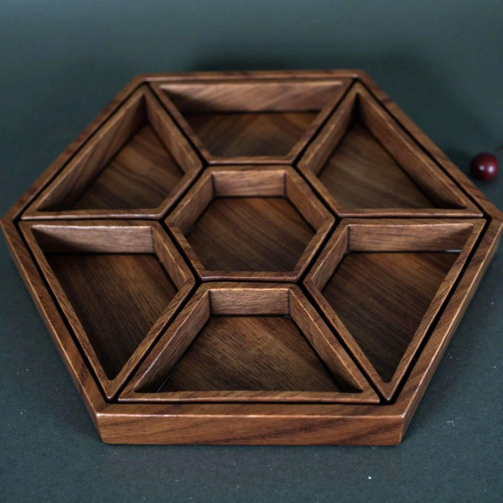 Менажница деревянная 