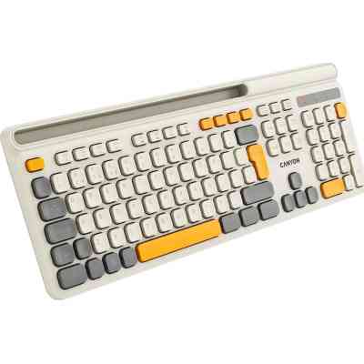 Клавиатура Canyon HKB-W03 Wireless UA Beige (CNS-HKBW03BG) Винница