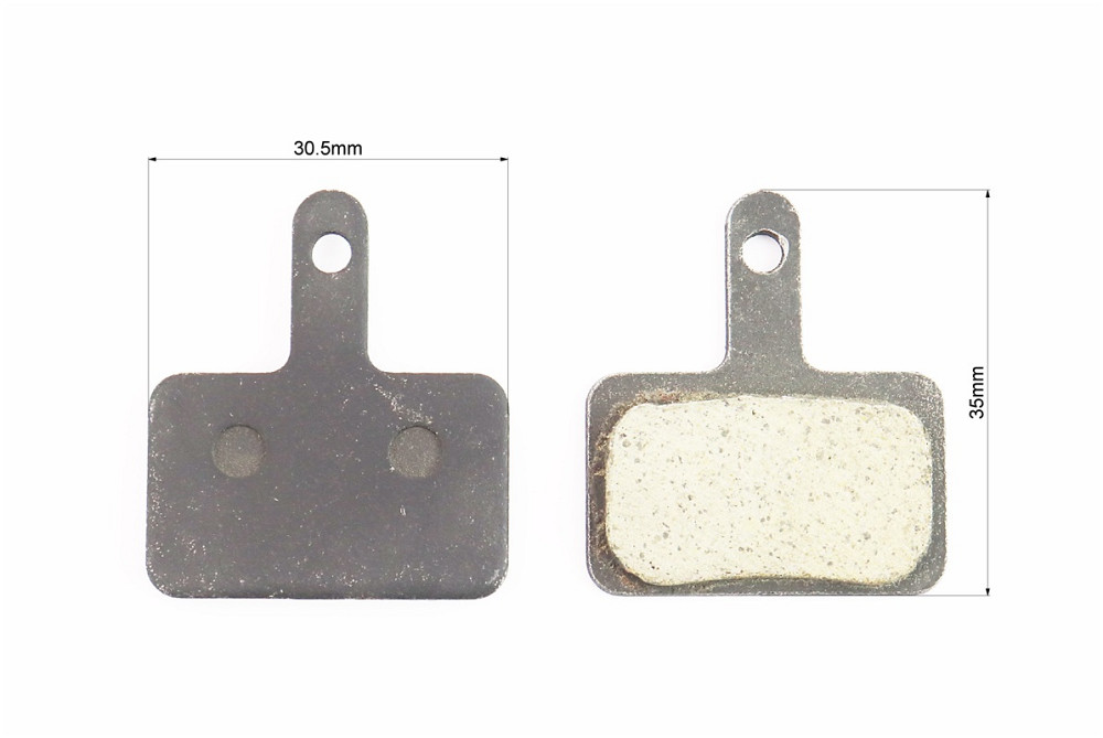 Гальмівні колодки Disk-brake (Shimano BR-M416,575,495,486,485,446,445,395,375), без скоби, чорні Бершадь - фото 2