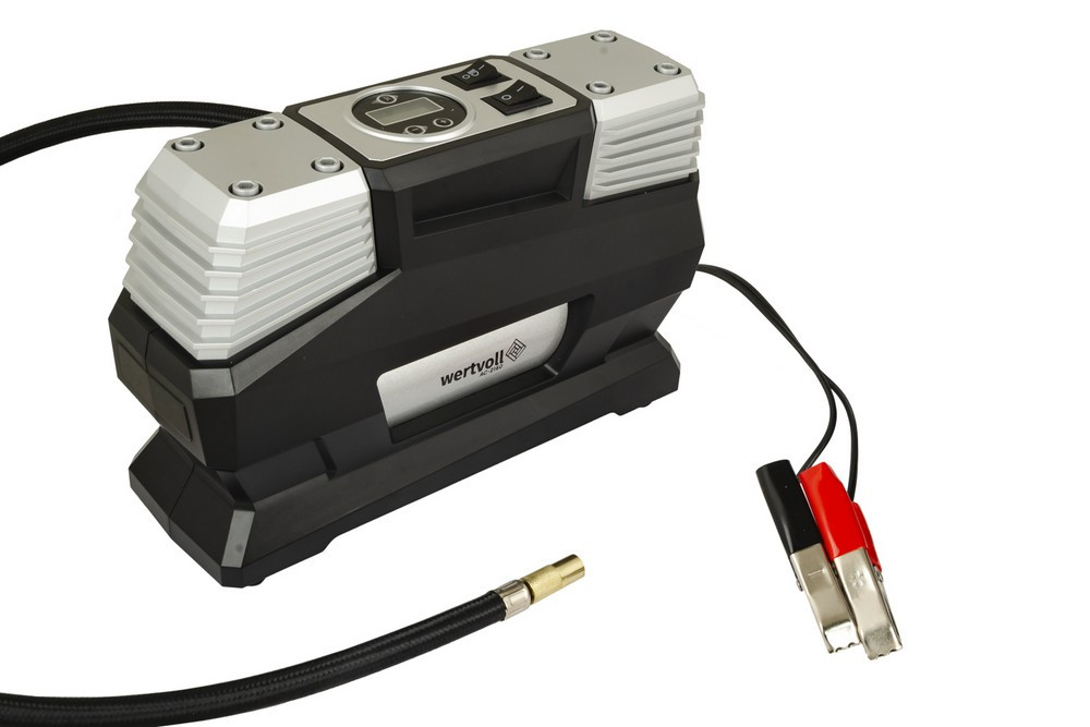 Компресор автомобільний двопоршневий WERTVOLL 12 V 150 PSI 15 A 180 Вт 60 л/хв сумка AC-2160 Коломыя - изображение 3