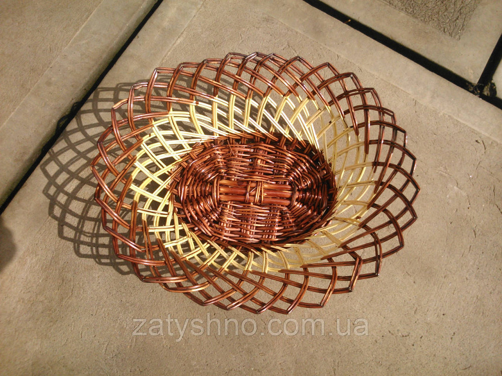 Конфетница плетеная из лозы Киев - изображение 3