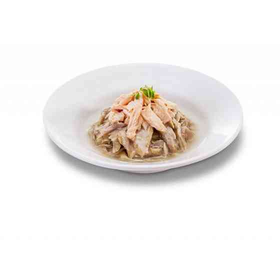 Влажный корм Cherie Hairball Control для кошек (кусочки) против образования комочков с тунцом и лососем, 80 г Винница