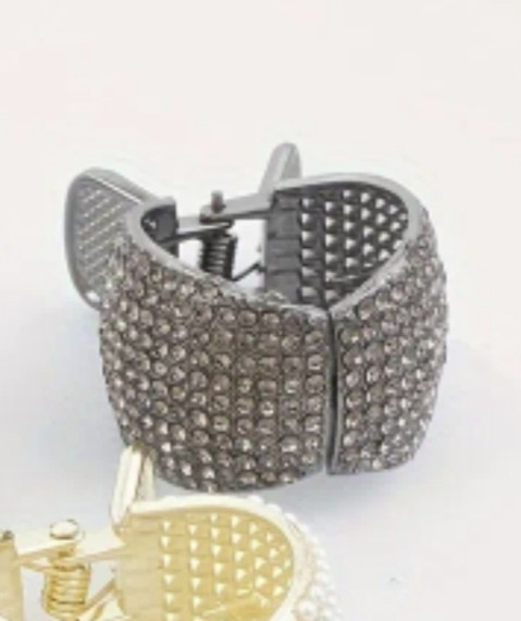 Затискач для волосся Чорний Сміла - фото 2