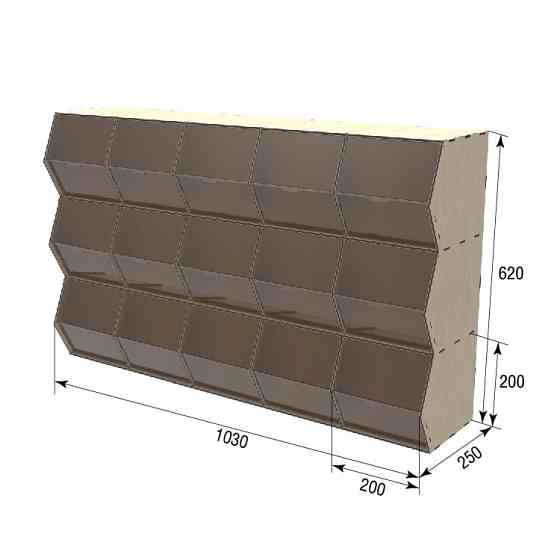 Диспенсер EKOSTAR для конфет, снеков, орехов, крупы на 15 ячеек Киев