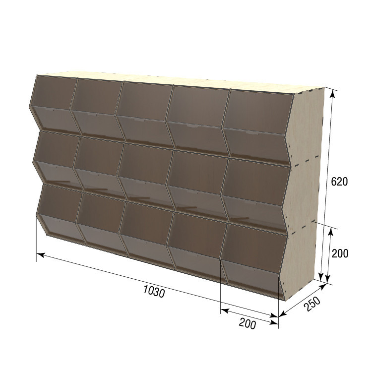 Диспенсер EKOSTAR для конфет, снеков, орехов, крупы на 15 ячеек Киев - изображение 3