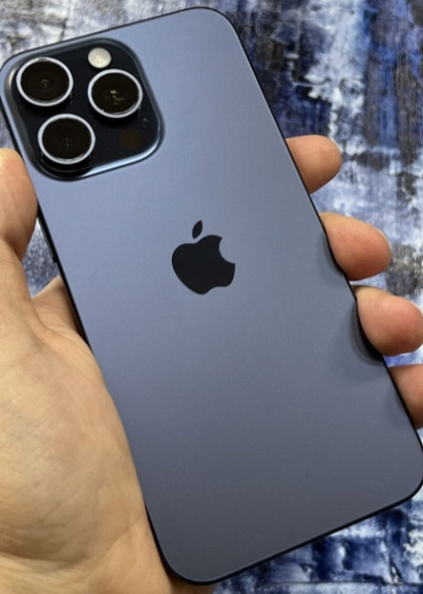 Айфон iPhone 15 Pro Max 256Gb Blue Titanium Neverlock. Київ - фото 3