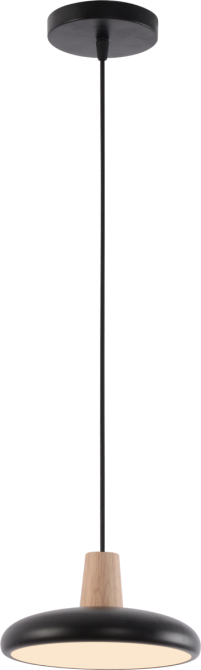 VALESO Підвісна люстра -1 чорний + дерево Київ - фото 1