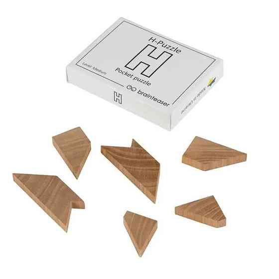 Набір дерев'яних головоломок "Wooden mini puzzle set #2" set2en 6 штук Вінниця