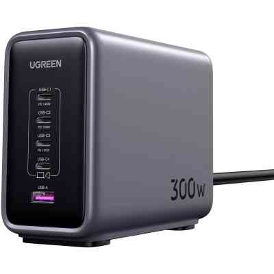 Зарядное устройство Ugreen 5xUSB 300W Nexode (5хUSB-C) CD333 (90903B) Винница