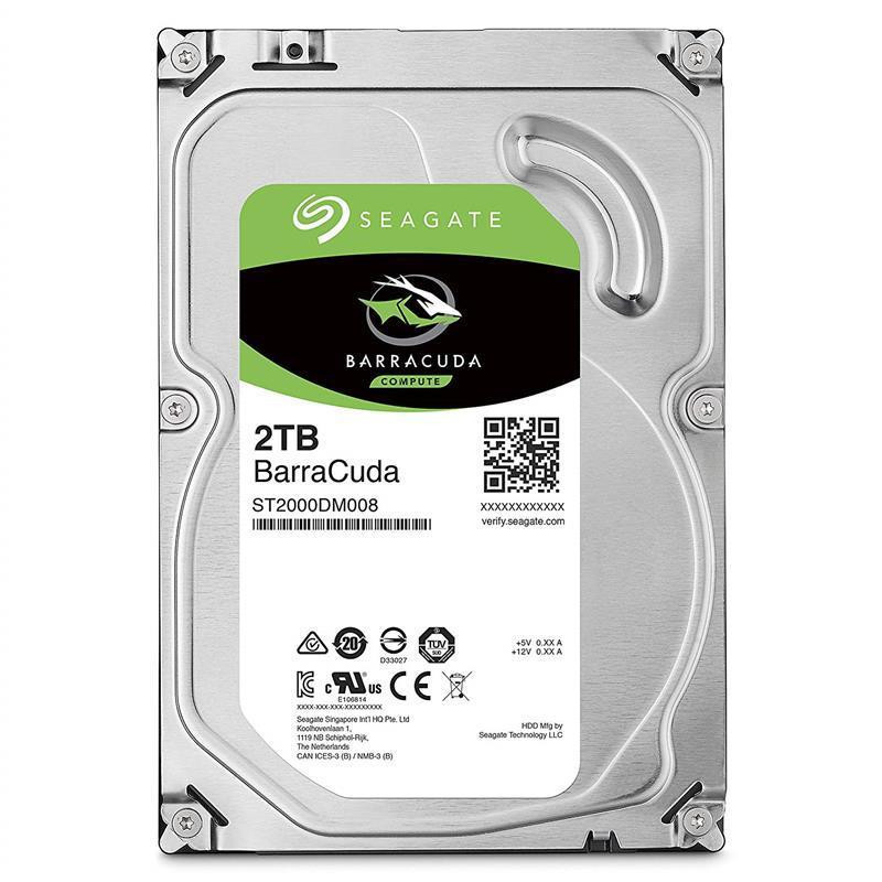 Накопичувач HDD SATA 2.0TB Seagate BarraCuda 7200rpm 256MB (ST2000DM008) 3.5