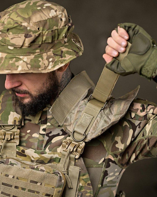 Тактична плитоноска з двома точками швидкого скидання Мультикам Asdag мультикам ОЛ2725 Одеса - фото 10