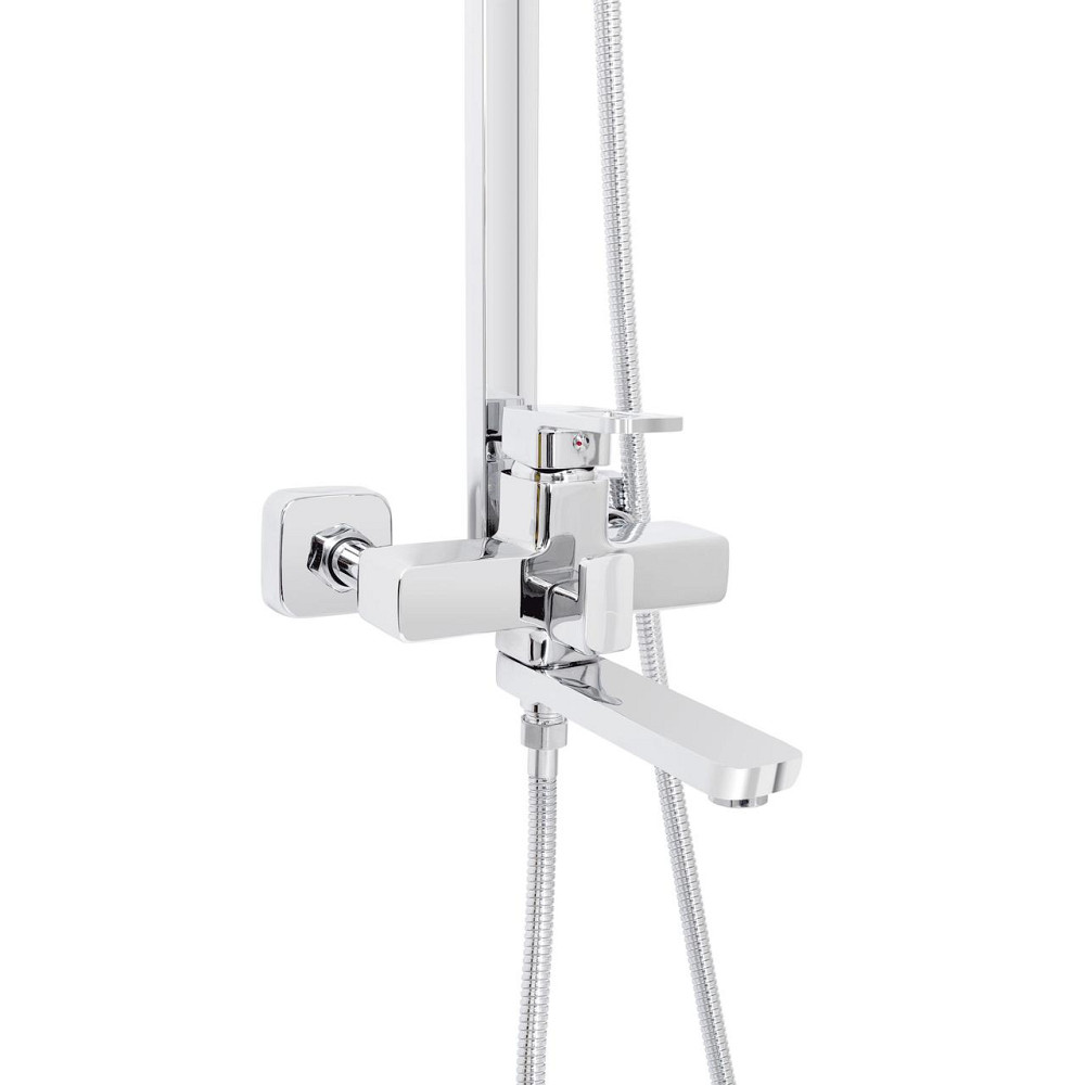 Душова система універсальна Lidz Wawel 1030 на три споживачі (з виливом) (k35) LDWAW1030CRM45391 Chrome Київ - фото 3