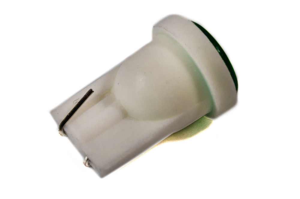 Светодиодная лампа AllLight T10 1 диод COB W2,1x9,5d 12V GREEN Харьков - изображение 2