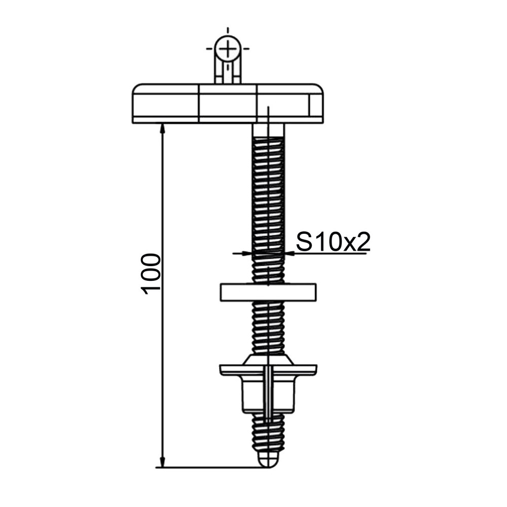 Кріплення OPTIMUM до кришки унітаза PURE OPTI 0307 Київ - фото 3