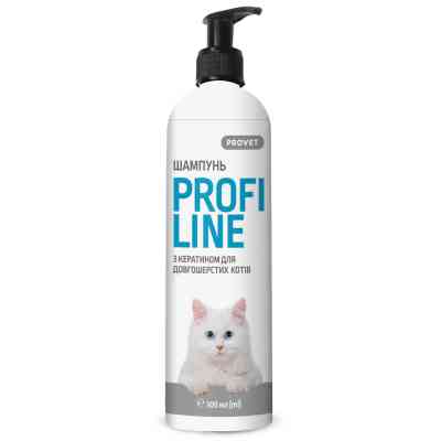 Шампунь для животных ProVET Профилайн с кератином для длинношерстных кошек 300 мл (4823082422036) Винница