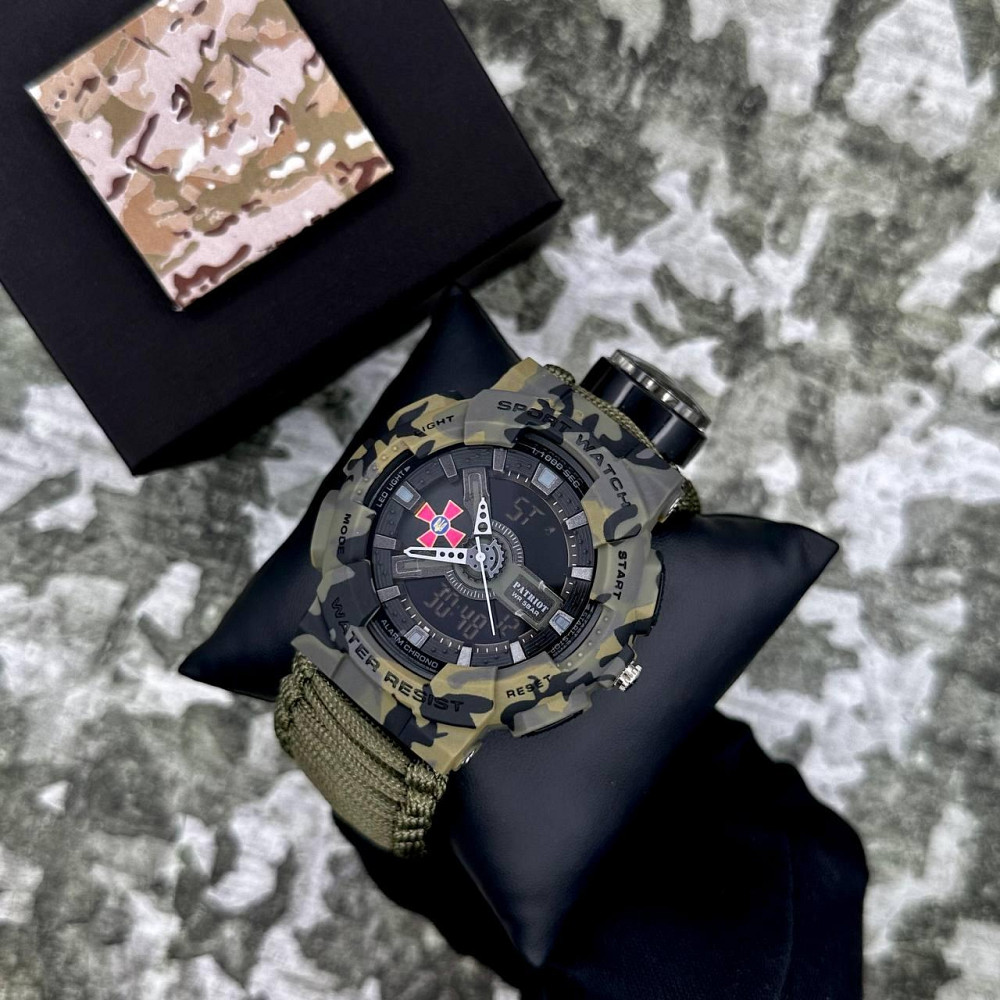 Patriot 005CMGRSU ЗСУ Зелений камуфляж Паракордовий ремінець Army Green + Коробка. SBR Киев - изображение 3