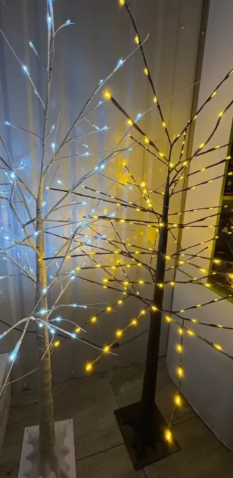 Гірлянда декоративне дерево Brown 1,5м 220 LED тепле біле світло, настільний декор TREE-1-5-WW-1 Одеса - фото 1