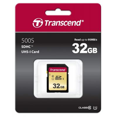 Карта пам&apos;яті Transcend 32GB SDHC class 10 UHS-I U1 (TS32GSDC500S) Вінниця - фото 2