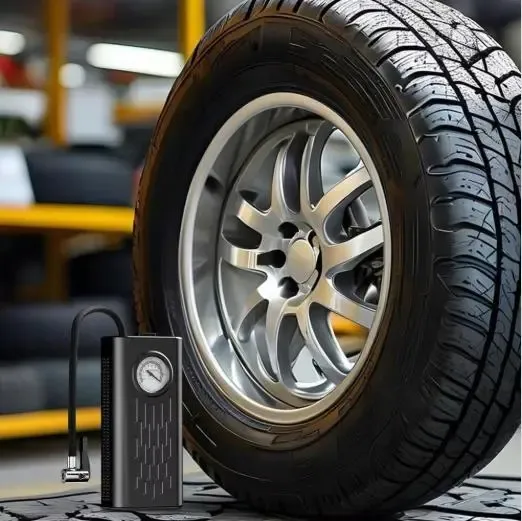 Портативный автомобильный компрессор AND1322, насос от прикуривателя 12V с манометром Коломыя - изображение 3