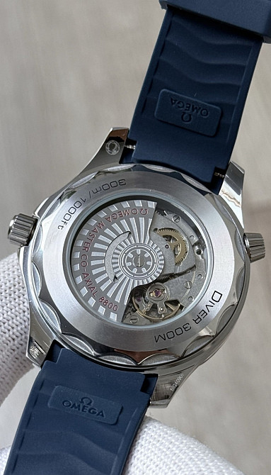 Швейцарские часы Omega Seamaster Diver 300M Master Co-Axial Blue. Харьков - изображение 4