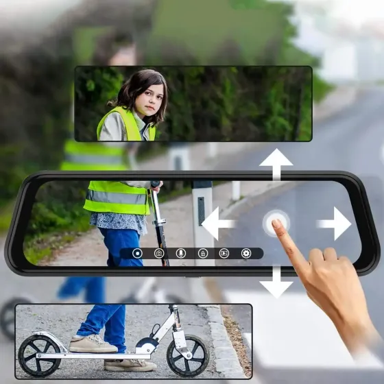 Зеркало-видеорегистратор с камерой заднего вида и сенсорным экраном, H02 Коломыя