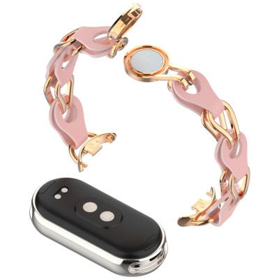 Ремінець до фітнес браслета Armorstandart Chain Wristband для Xiaomi Smart Band 10/9/8 Pink (ARM86888) Вінниця - фото 3