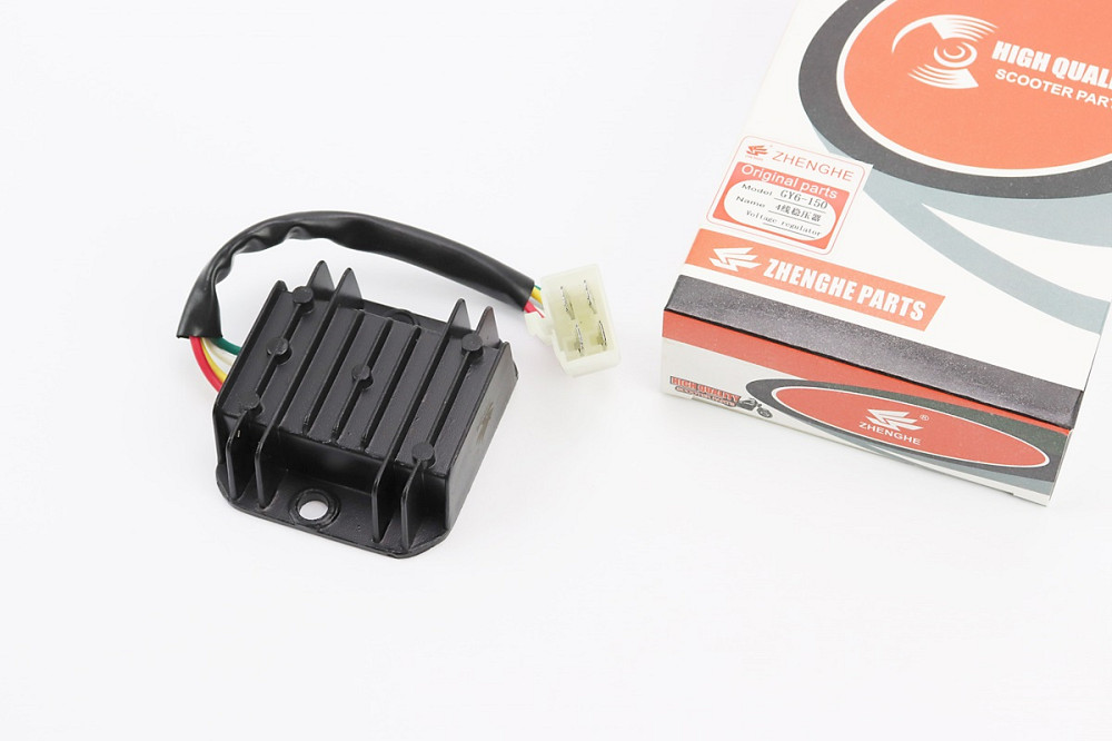 Реле-регулятор напруги 4 дроти - "4" (роз'єм великий "тато"), від 10шт -12% Київ - фото 1