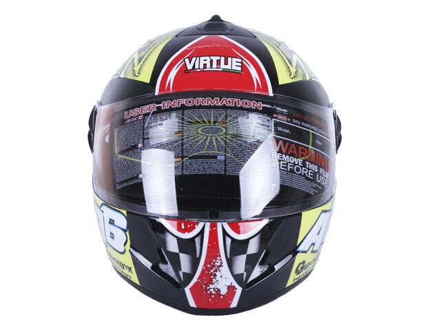 Шолом мотоциклетний інтеграл MD-800 (чорний із кольоровою графікою А6, size S) Мукачево - фото 5